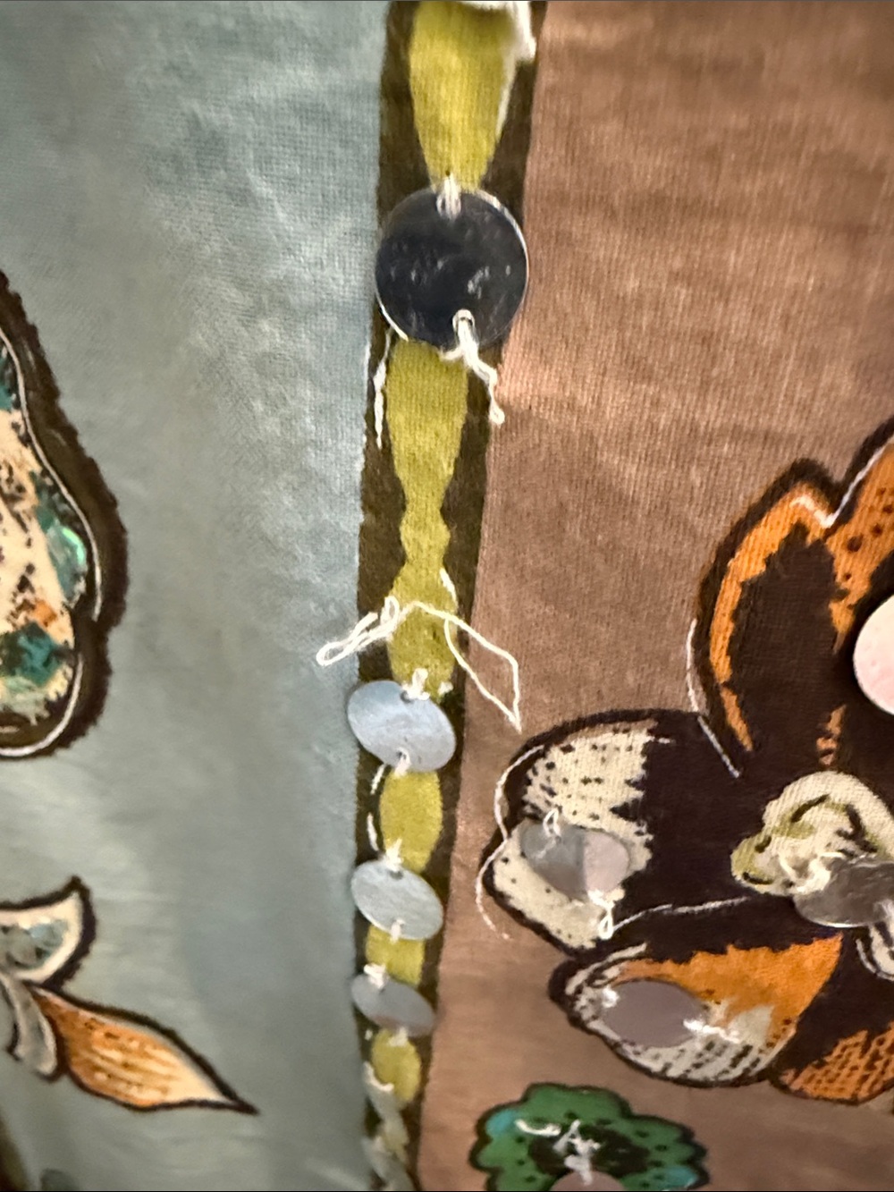 Soft Surroundings paisley print full skirt. - Picture 6 of 8
